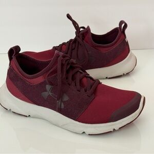 Under Armour Men's Burgundy Sneakers